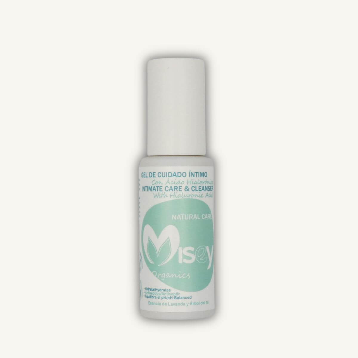 Gel íntimo natural con ácido hialurónico para hidratación y confort Misey