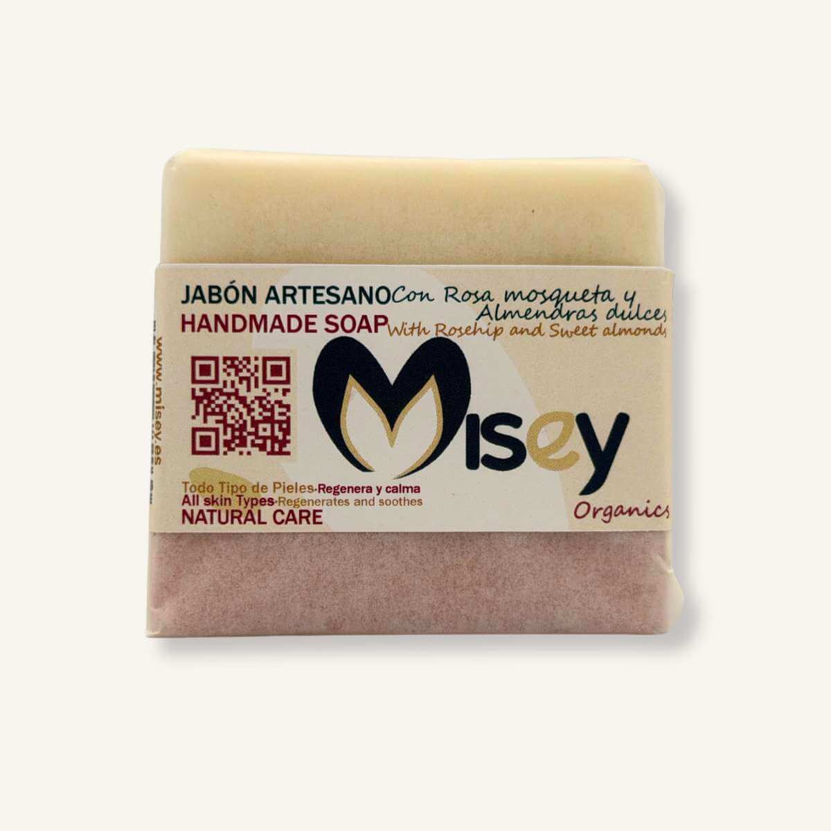 Jabón Artesano de Rosa Mosqueta | Regenerador y Nutritivo · 100 gr