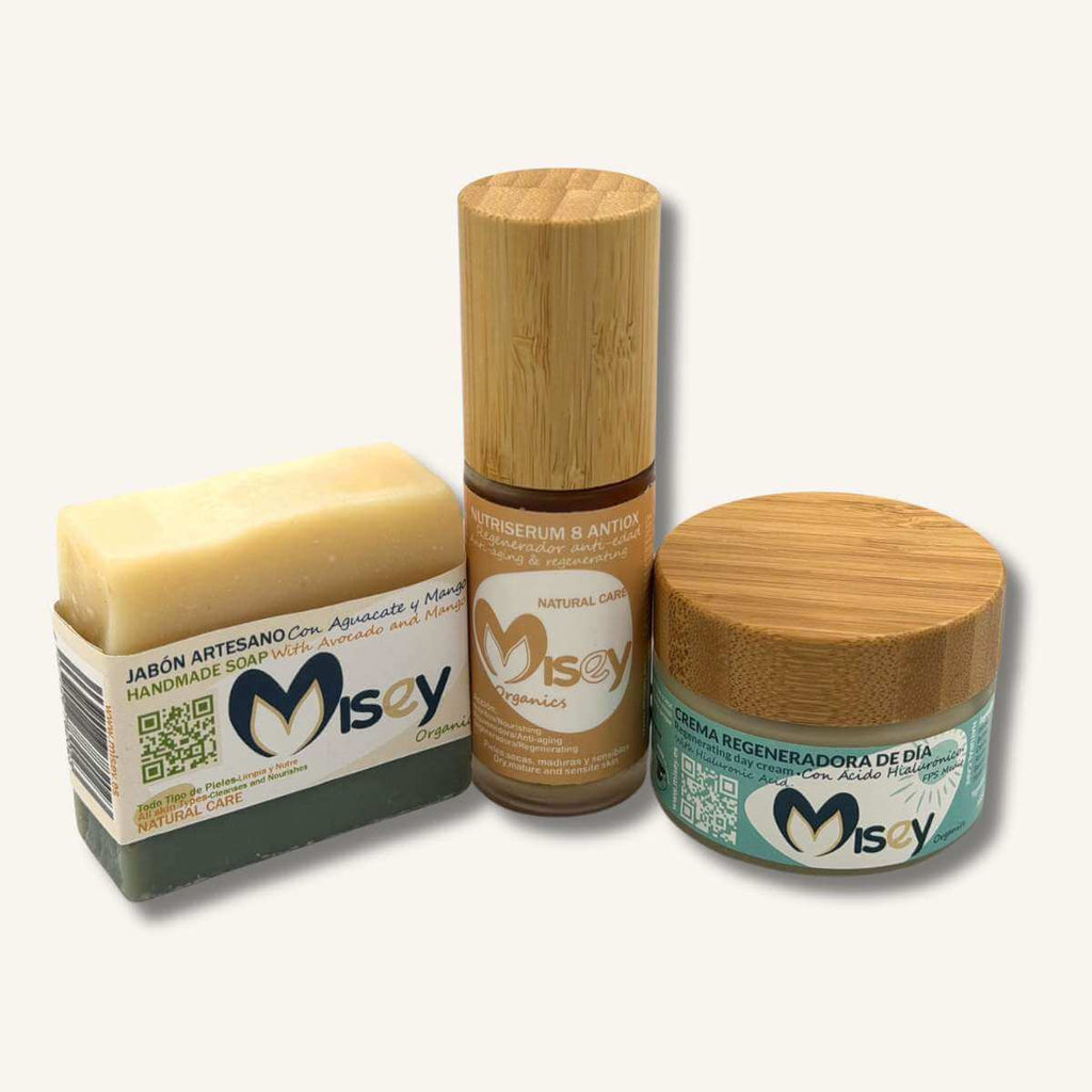 Rutina Facial de Mañana | Piel Mixta Seca o Madura · 3 pasos
