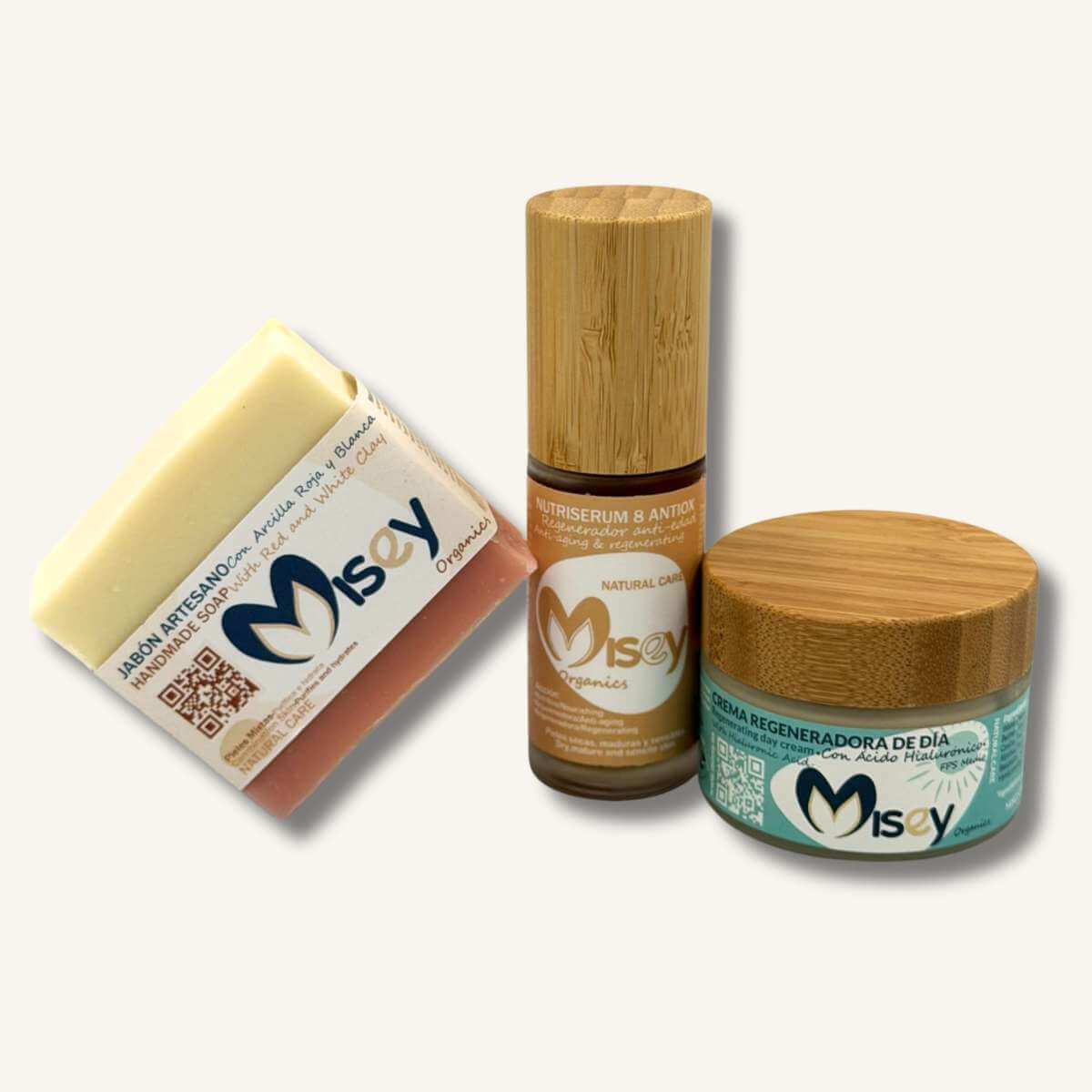 Rutina Facial de Mañana | Piel Mixta Seca o Madura · 3 pasos